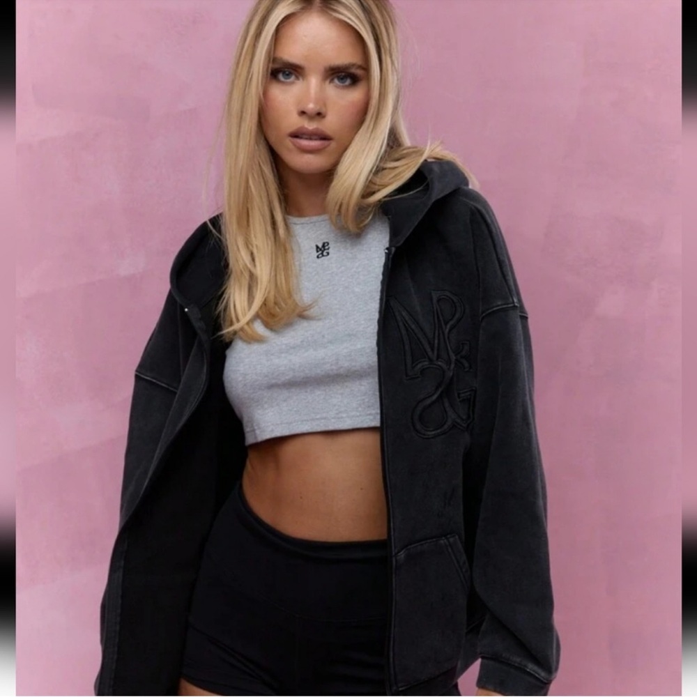 Missguided + Charcoal Utility Jacket - Picture 4 of 6